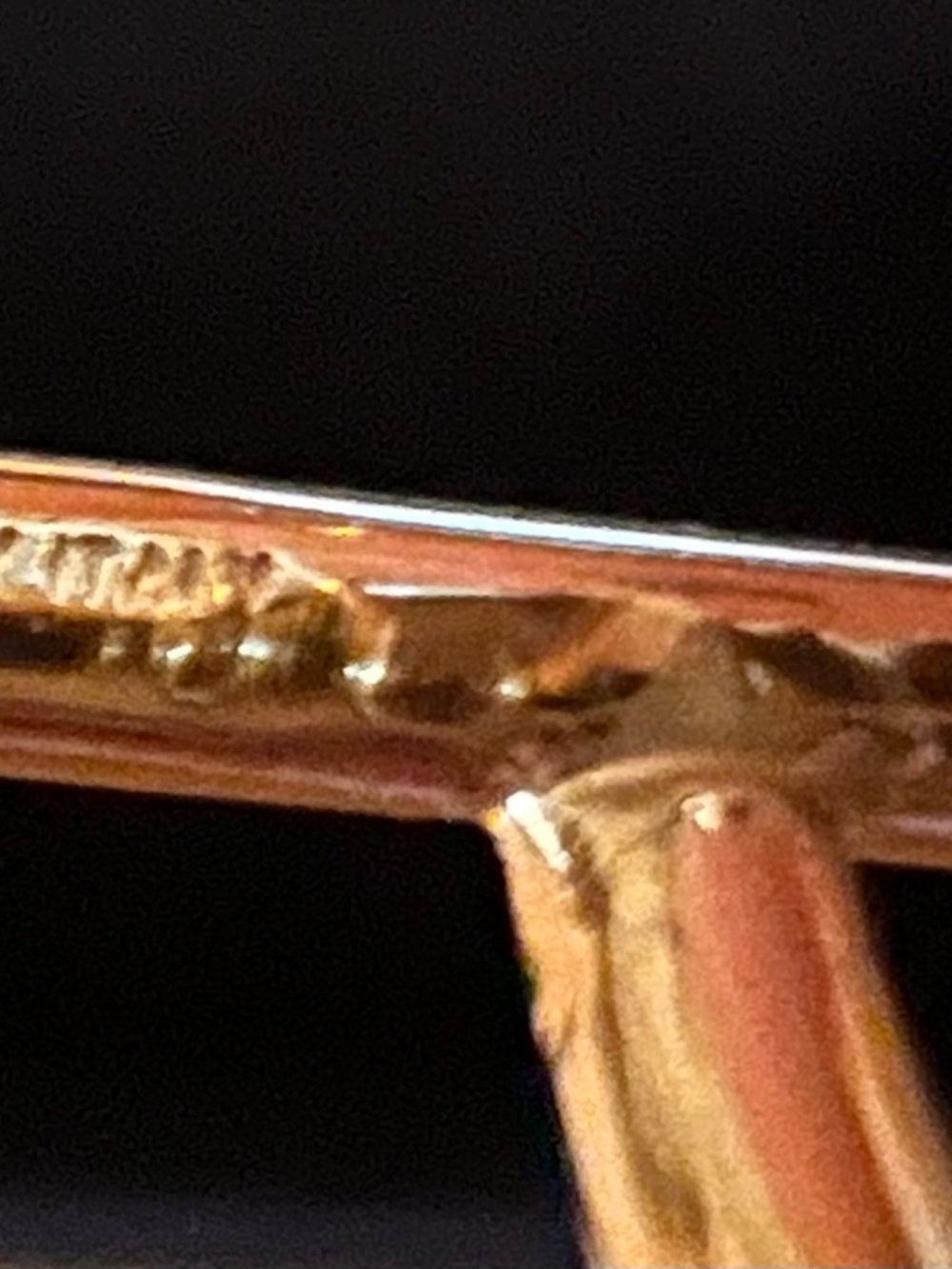 14k gold Parallel Bars Ring - Picture 3 of 4